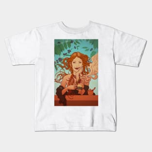 My coffee muse Kids T-Shirt